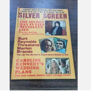 Hollywood Gossip Silver Screen Magazine 1975 Leonard Nimoy Cher Kennedy Brando